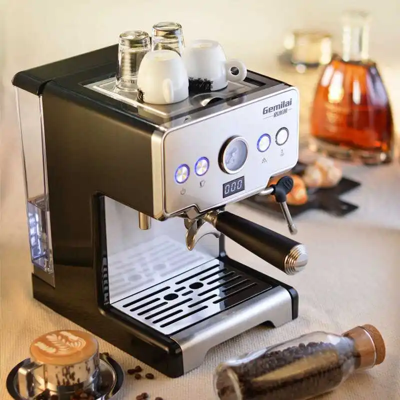 US $300.16 15bar Coffee Machine Espresso Machine SemiAutomatic Pump Cappuccino Milk Froth Machine Italian Coffee Machine