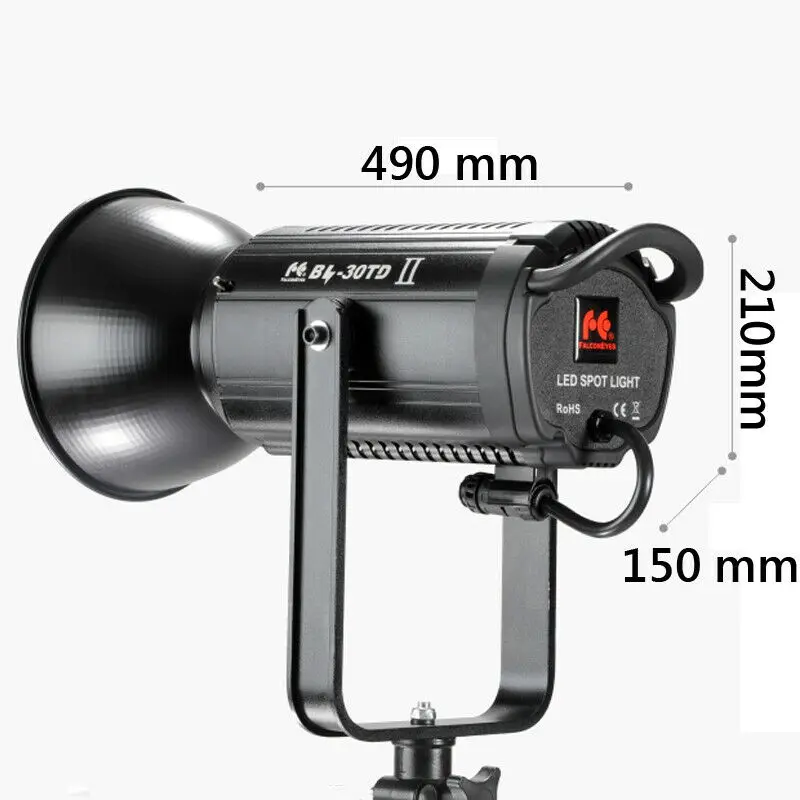 US $873.75 Falcon Eyes BL30TD II Photography LED Video Fill Light 300W BiColor Portable For MovieInterview