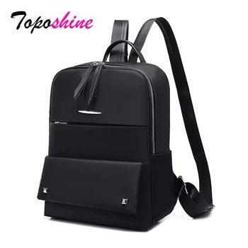 

Toposhine Headphone Plug Women Backpacks Travel Backpack Multifunction Waterproof School Bag Female Mochila Mochila Notebook Bag