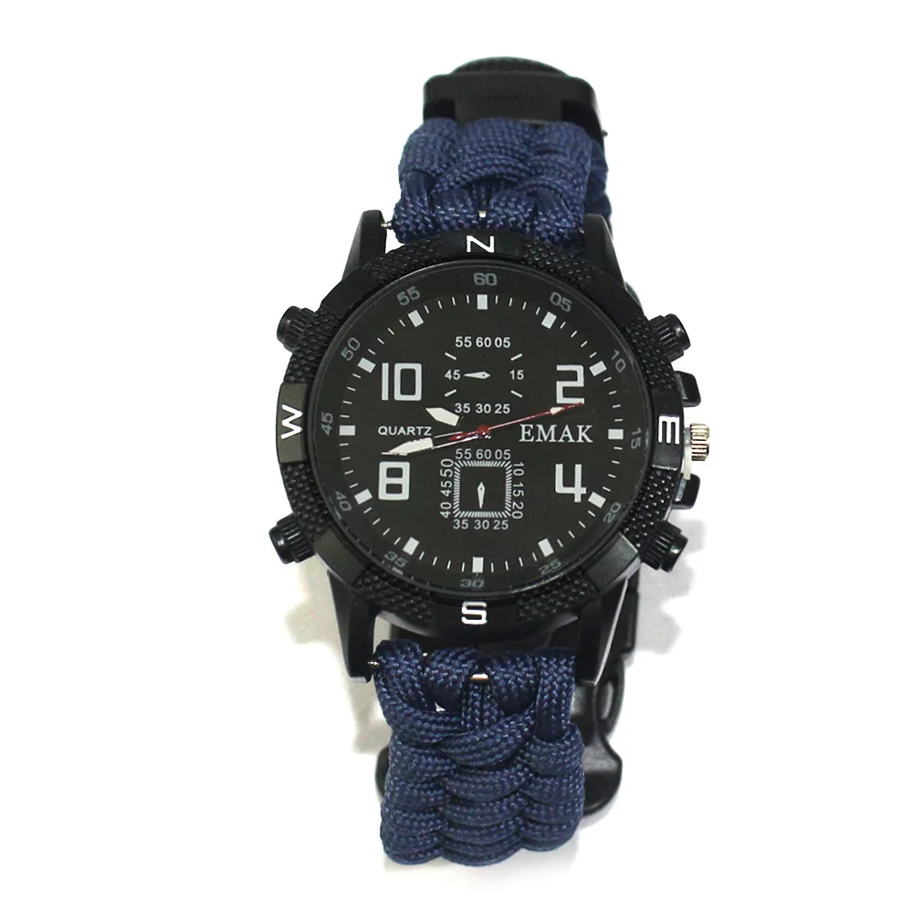 

Mountaineering Table Wholesale Umbrella Rope Weaving Outdoor Survival Multi-functional Watch Chargeable Ask for Help Electronic
