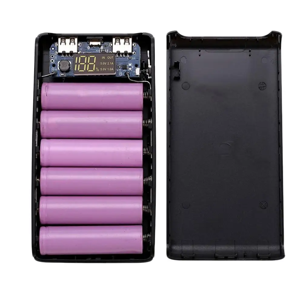 5 в 2 а ЖК экран цифровой дисплей внешний аккумулятор портативный Quick Charge Power Bank