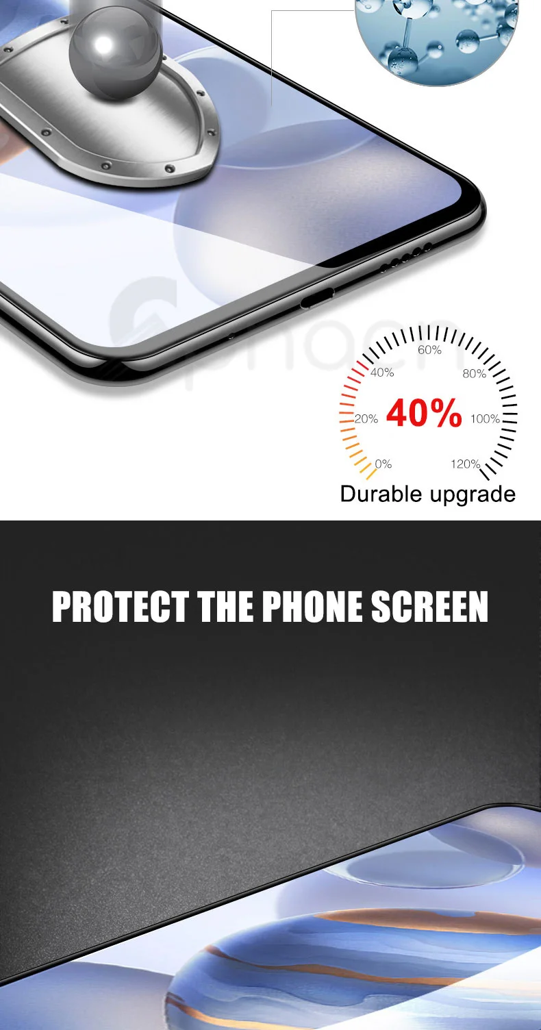 iphone screen protector 9D Full Protective Glass For Huawei Honor 30 20 10 9 Lite V30 V20 V10 Tempered Glass Honor 20E 30i 20i 10i Screen Protector Film iphone screen protector