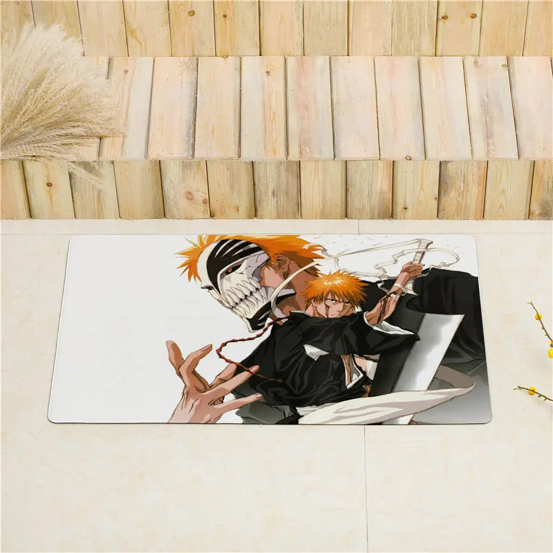 7 Мультфильм Аниме BLEACH входная дверь коврики для кухни для напольные коврики нескользящий коврик для дома ПВХ мягкая кожа ковер в холл ковер - Цвет: 7