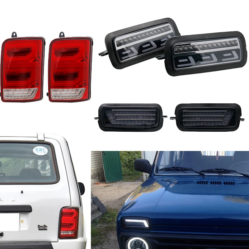 2 шт. светодиодный дневные ходовые огни для автомобилей Лада Нива 4x4 1995- 2019 |