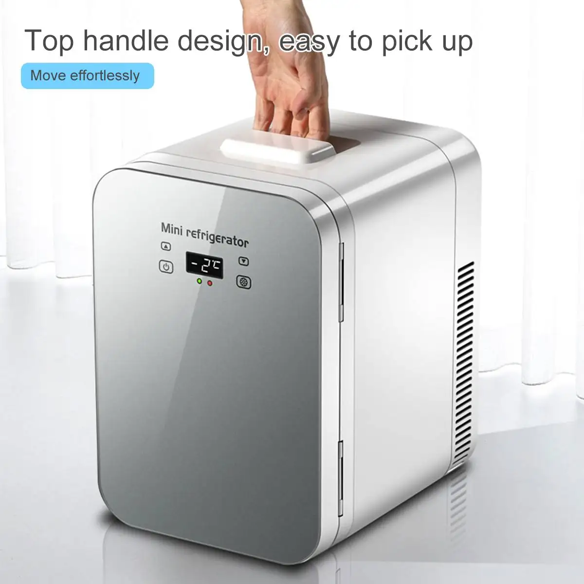 20L Car Home Picnic Refrigeration HeatingLarge Capacity Car Refrigerator Freeze Heating Dual Use Fridge Fruit Storage 12 volt fridge