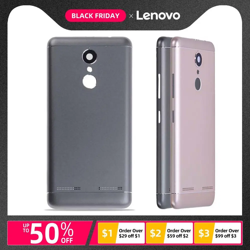 Задняя крышка для Lenovo K6 Power K33a42 k33a48 на батарею золотой