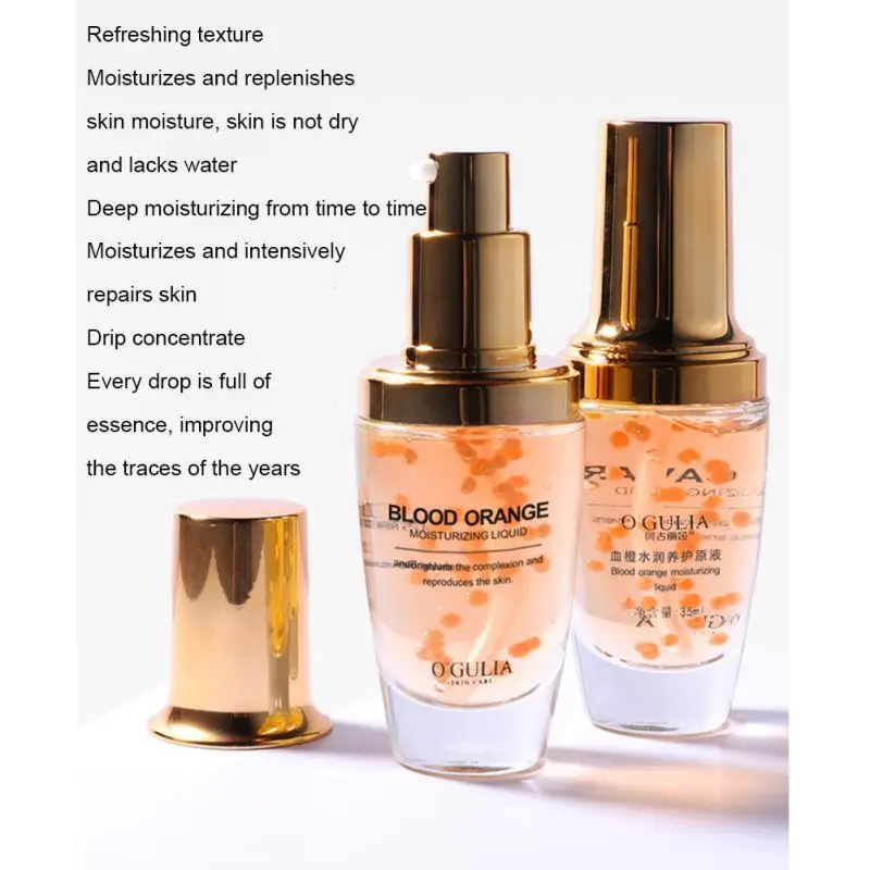 Nicotinamide Blood Orange Serum Moisturizing Firming Skin Brighten Skin Color Anti-wrinkle Anti-Aging Face Serum