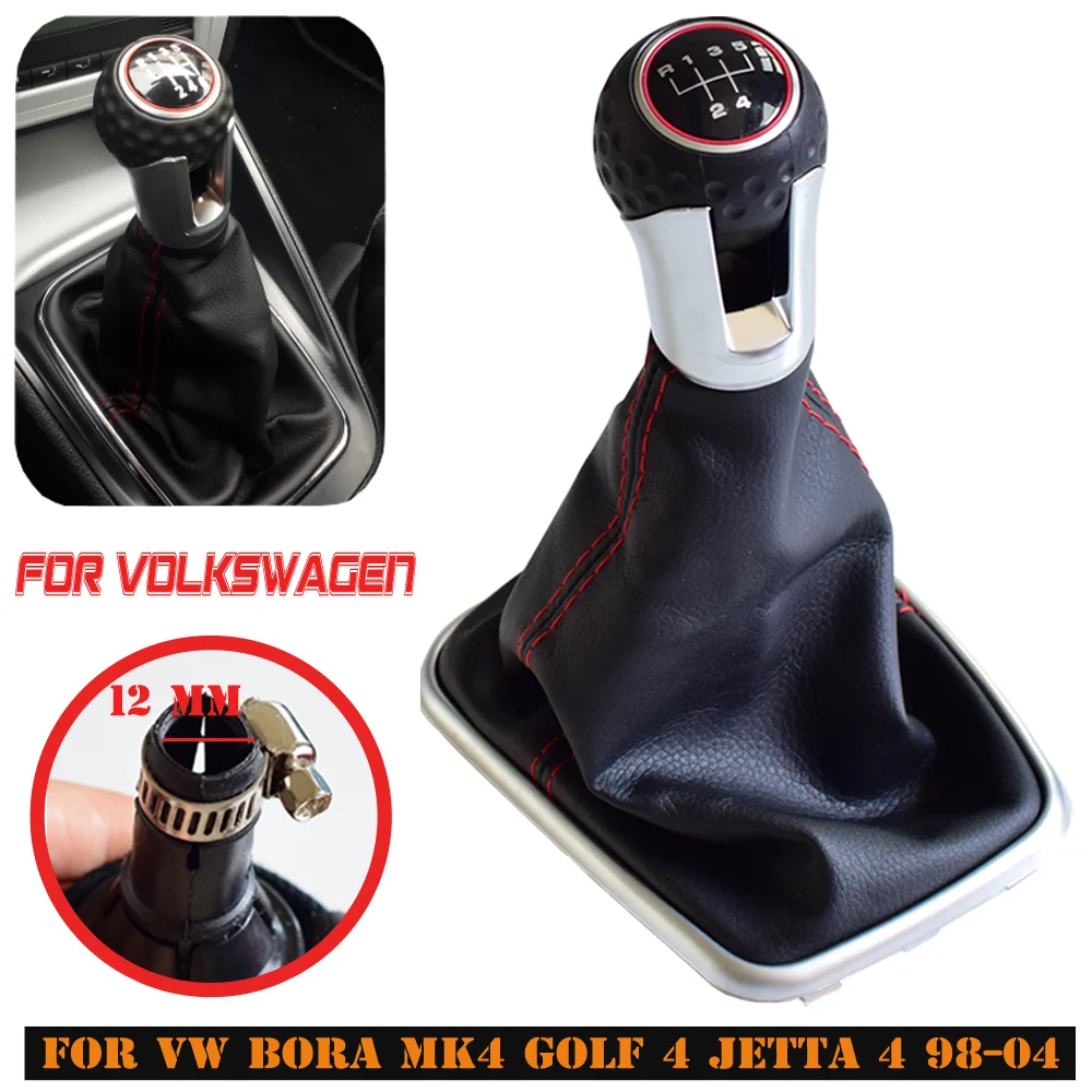 Рукоятка для рычага переключения передач гандбол автомобиль 5 6 скоростей ручной автомобиль Стайлинг для VW Bora MK4 Golf 4 Jetta4 1998-2004 с гетрами крышка багажника