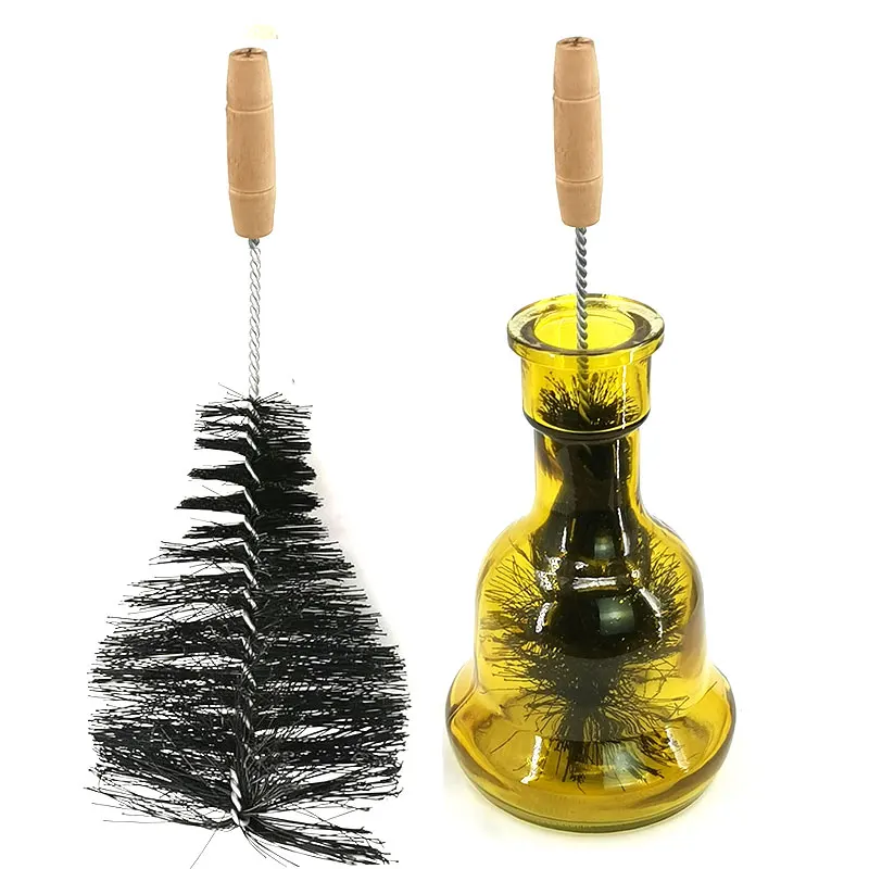 1pc Hookah Glass Bottle Base Cleaning Brush for Shisha Hookahs Narguile Chicha Smoking Water Pipe Accessories Hookah Accessories 1