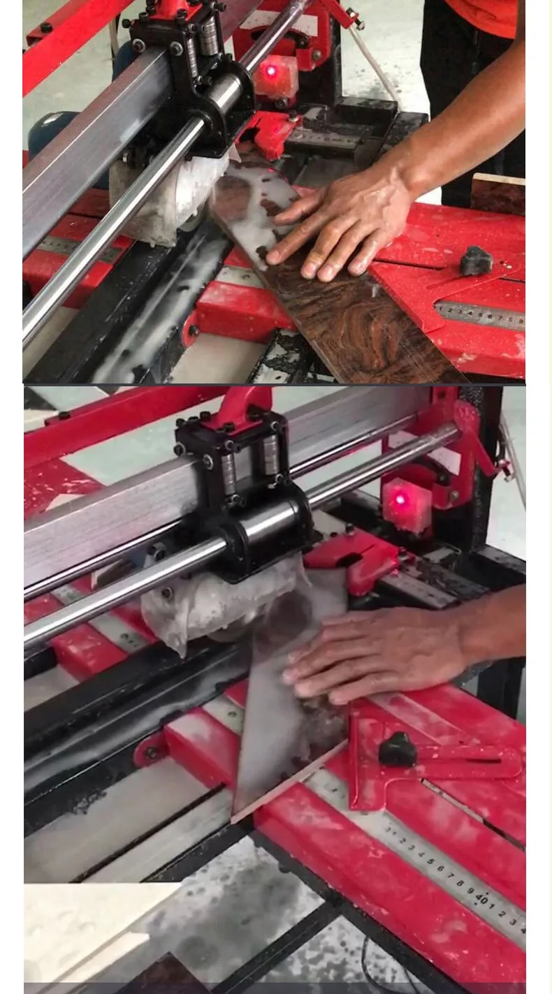Portable electric desktop automatic tile cutting machine stone floor tile cutting chamfer edging microcrystalline stone 45 degre