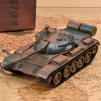 

Prefabricated tanks DRL for cars Model 1:32 Alloy Model T55 MBT Tank Metal Tanks Diecast Cars Good Gift for children