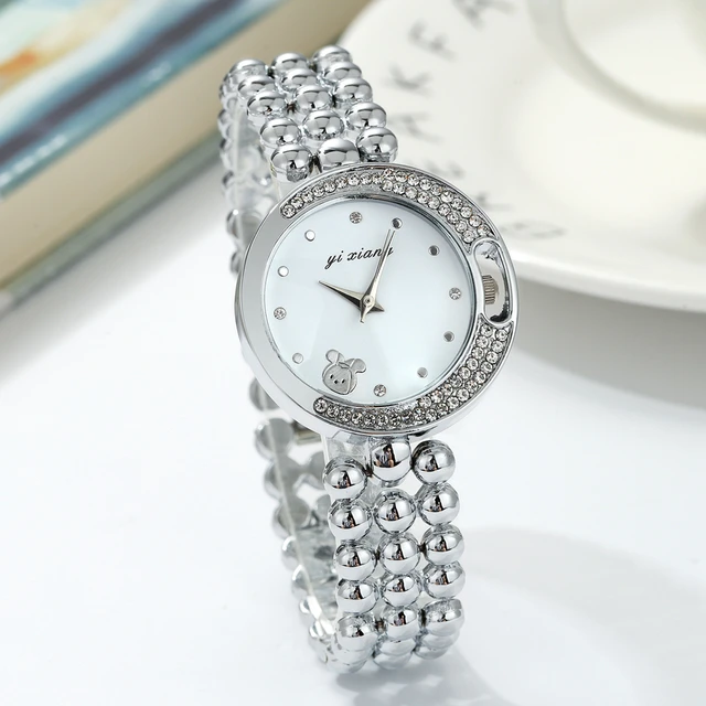 2021 Women Bracelet Watches Luxury Fashion Stainless Steel Quartz Watch Qualities Ladies Wristwatches Female Chain Clock 5