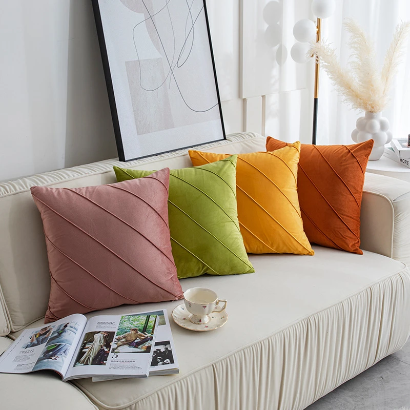cheap solid color throw pillows