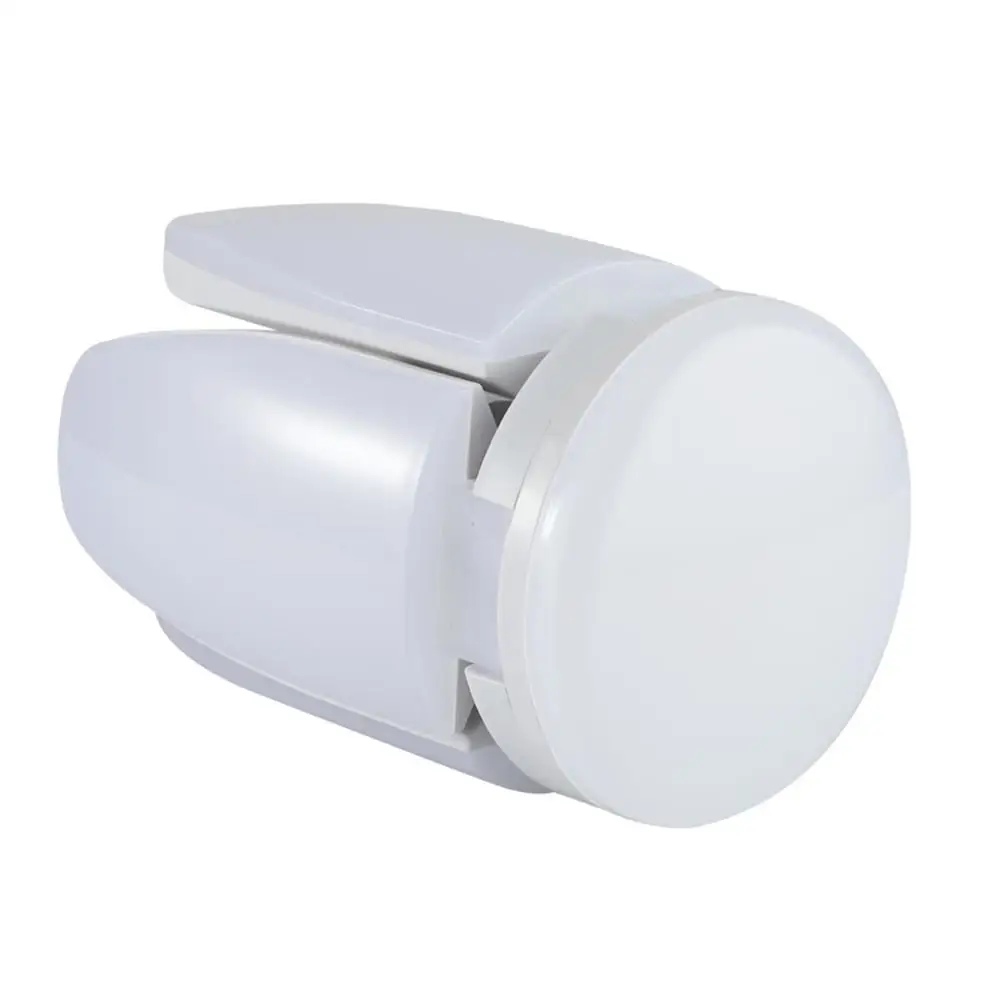 

New Led Folding Four-leaf Deformable lights E27 60W Garage Ceiling LED Lights Home Lighting Ultra bright Warehouse Industrial