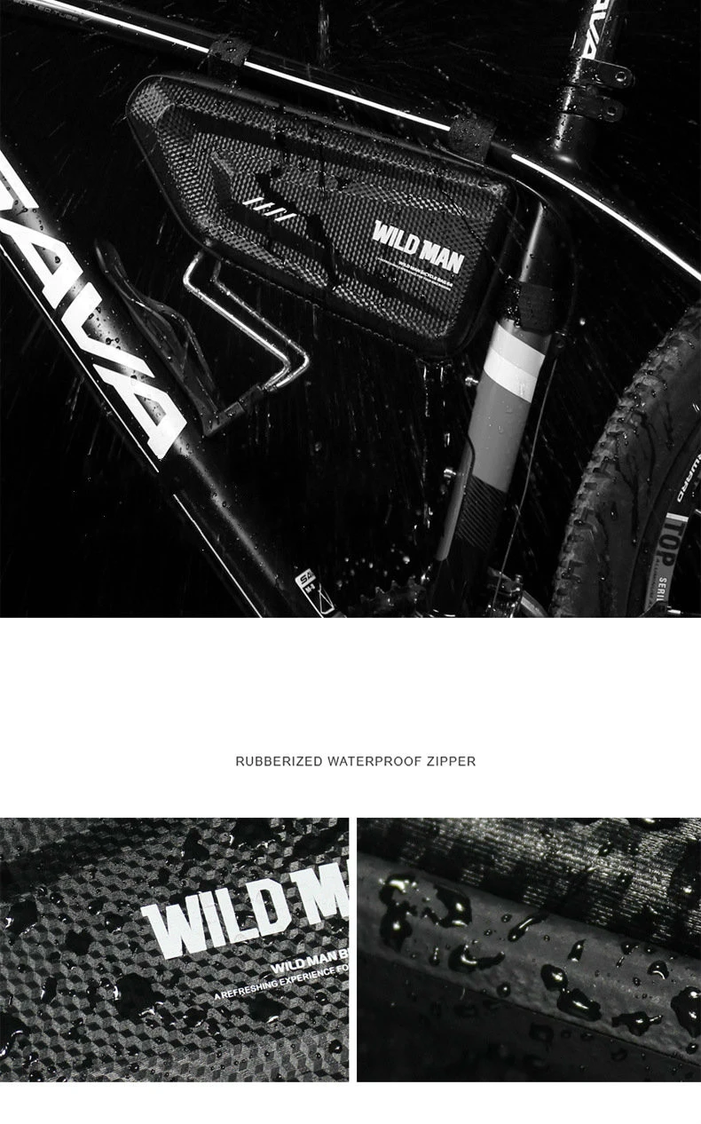 WILD MAN Bicycle Triangle Frame Bag Hard Shell Bike Bag for MTB Road Bike Front Tube Bag Waterproof Anti-press EVA Riding Pack (7)_meitu_11