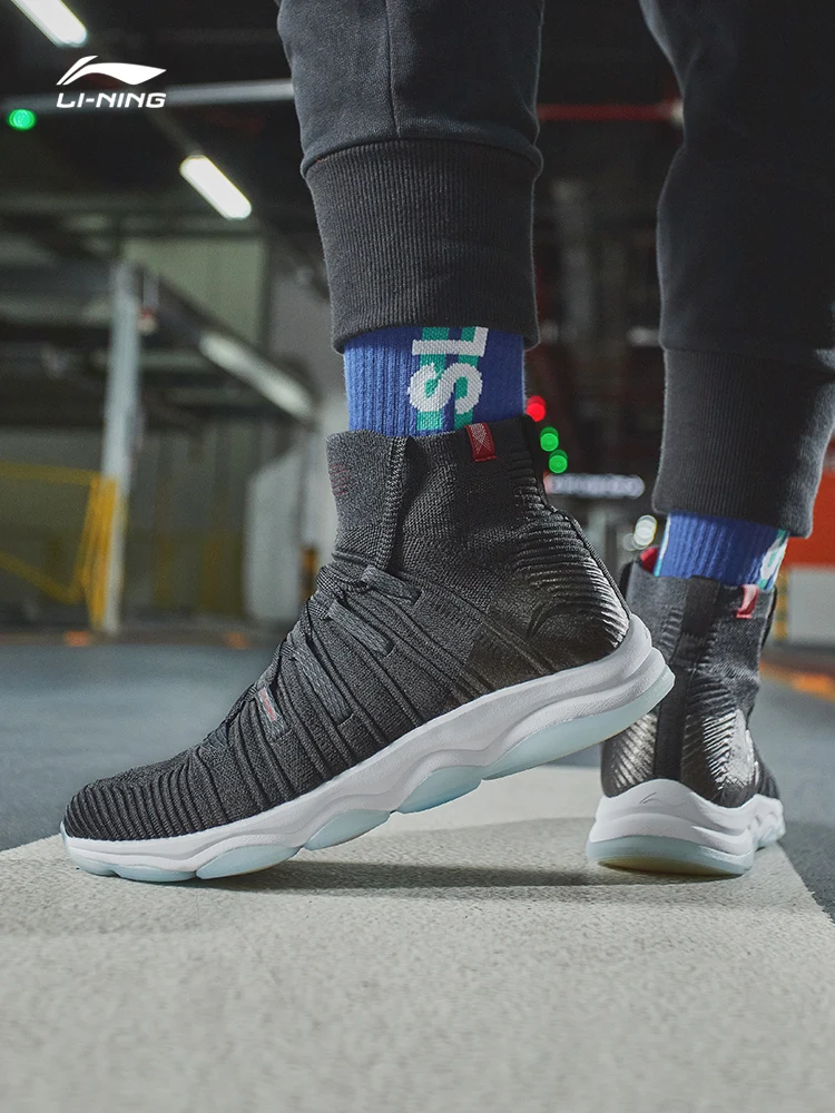 Li-Ning/Мужская обувь для тренировок GO MASTER, дышащие кроссовки, износостойкая, не скользящая подкладка, спортивная обувь AFJM001