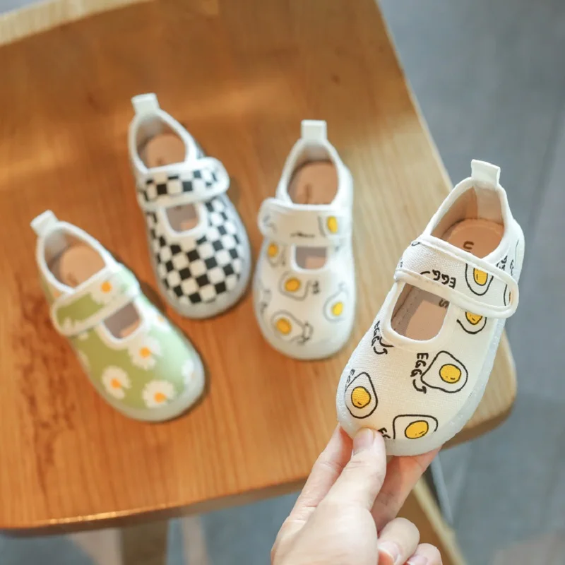 

Kids Cartoon Shoes New Fashion Girls Sneakers Boys Canvas Breathable Rubber Sneakers Children Casual Shoe Toddler Baby Shoes