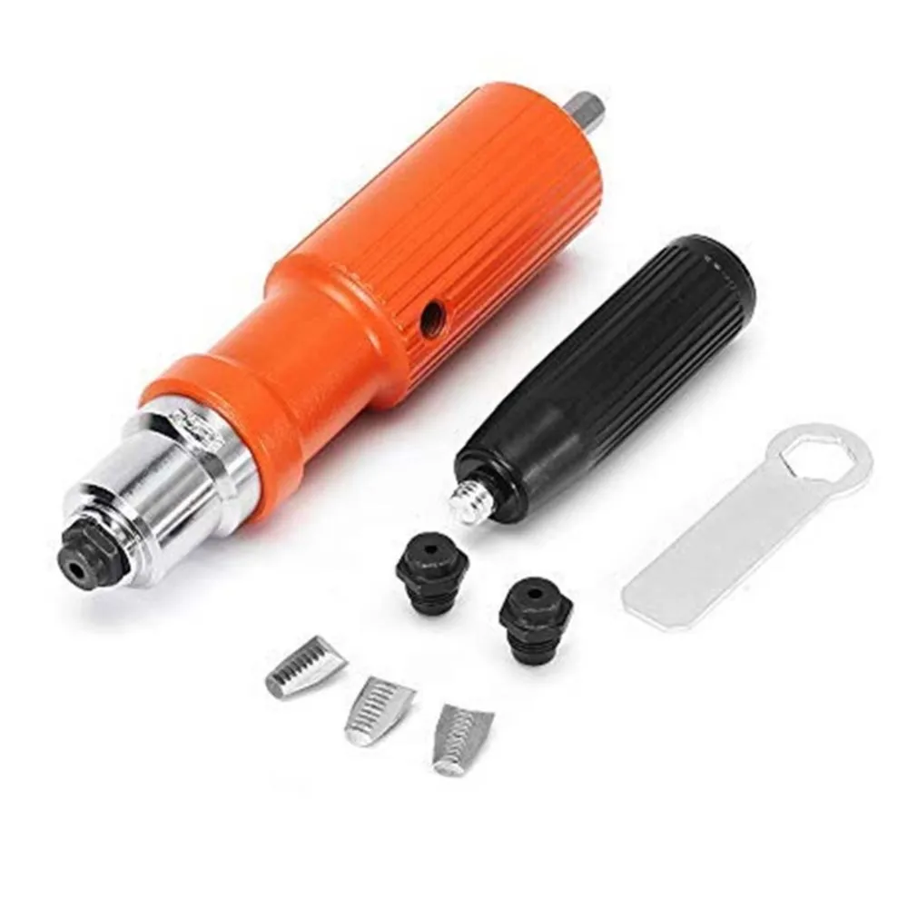 

Aluminum Alloy Electric Drill Adapter Rivet Nut Tool Wireless Riveting Tool Drill Rivet 2.4mm-5mm Electric Drill Tools Supplies