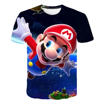 

Latest Harajuku Classic games Super Mario child Boys and girls t shirt Super Smash Bros 3D t-shirt hip hop tshirt streetwear