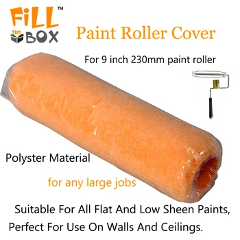 

BRAKEMAN Paint Roller Covers 9 Inch 230MM Painting for Wall Home Office for Large Job