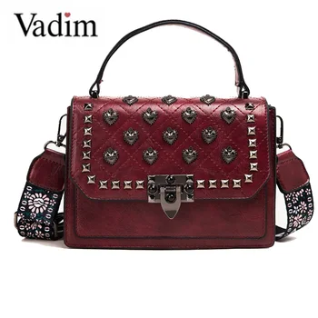 

Vadim Rivet Handbag Women Small Flap Bag Luxury Ladies Shoulder Bags Crossbody Designer Female Messenger Bag Bolsos Feminina