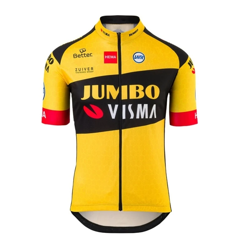 

2020 new pro team jumbo visma cycling jersey Bicycle maillot breathable MTB mens lightweight bike clothing Ropa ciclismo only