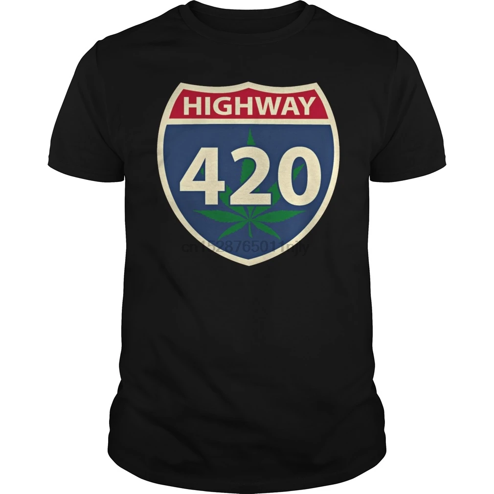Мужская футболка Highway 420 классная с принтом | одежда