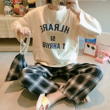 

XIZOU Women's Home Clothes Autumn Pajamas Women Large Size Long Sleeve Pajamas Top Abd Shorts Set Sweet Comfprtable Homewear