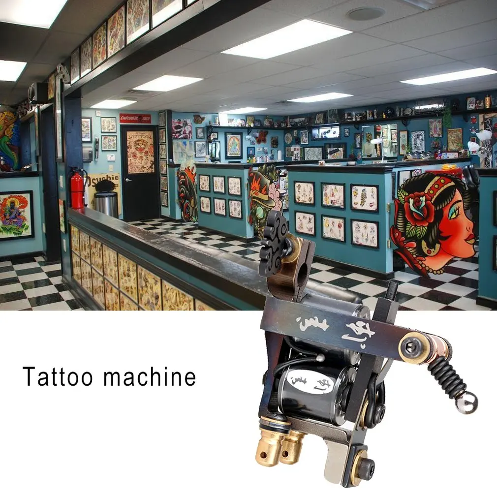 Ручная катушка тату машина тумана резки тату-машина оборудование машина татуировки