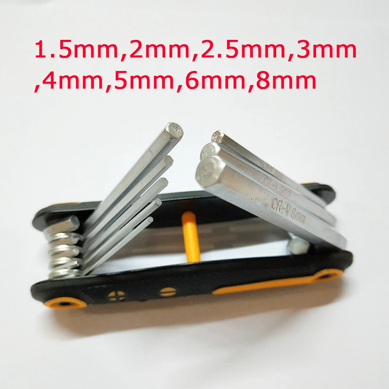 8 in 1 Portable Folding Torx Star Key Bit Screwdriver Wrench Set Tool Kit T9 T40 Multifunction screwdriver set 1 (1)