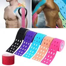 5 м* 5 см один рулон кинезиологические мышцы Спорт Уход эластичный физио терапевтическая лента дышащий мышцы бинт