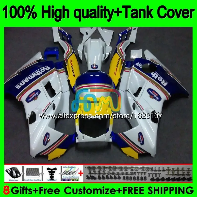 Майка для HONDA CBR 600F2 1991 1992 Rothmans синий 1993 1994 1BS. 108 CBR600FS CBR 600 FS CBR600 F2 CBR600F2 91 92 93 94 обтекатель - Цвет: No. 1