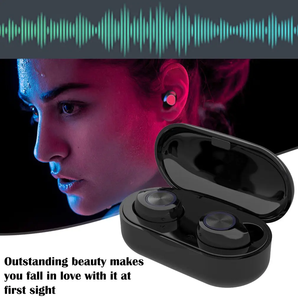 Mini True Bt5.0 Twins Stereo Earphone Headset Earbuds Wireless In-Ear 3D Hifi Stereo Wireless Headset