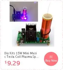 Электронные игрушки dc 12V tesla coil обучающий эксперимент Беспроводная передача мощности с светящейся трубкой световой индикатор светильник