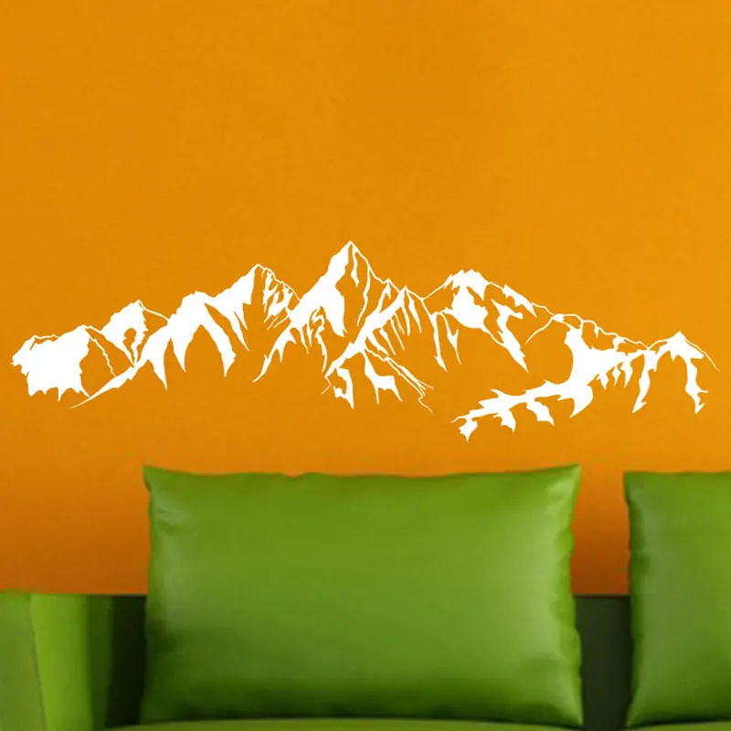 Виниловые Настенные Стикеры с изображением гор|Наклейки на стену| |