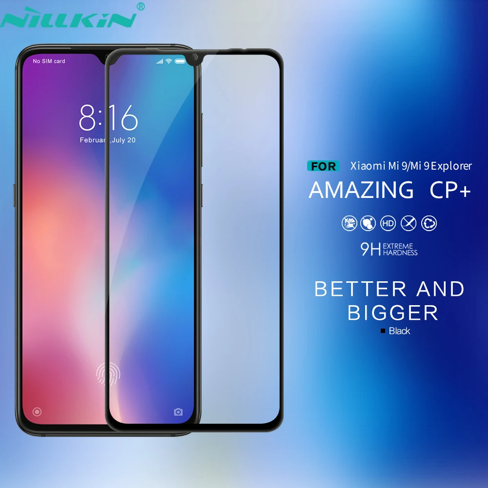 Nillkin закаленное стекло для Xiaomi Mi 9 SE 9T Pro Mi9 Lite CP + 2.5D полное покрытие Защитная пленка