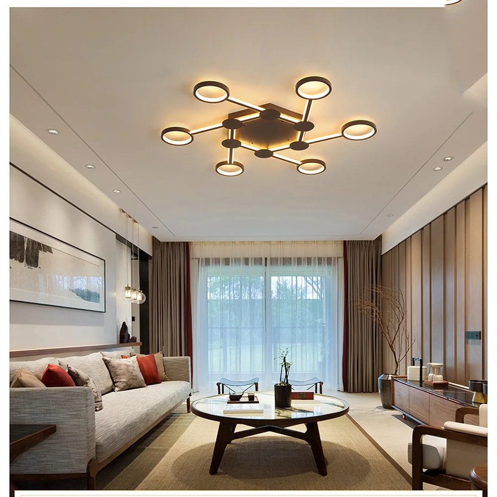 

Led ceiling lights Nordic Creative personality shaped acrylic ultra-thin home Indoor Lighting RC Dimmable ceiling lamps