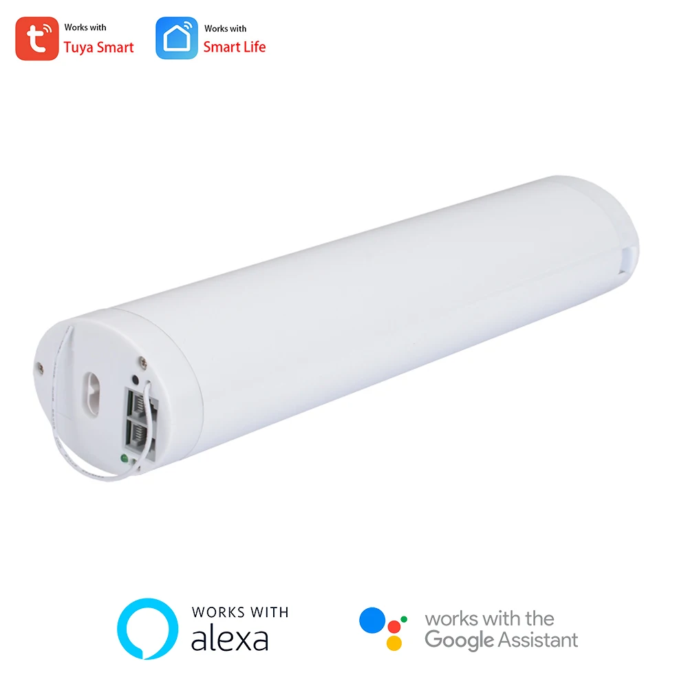  Sistema de cortinas inteligentes eléctricas, abridor automático  de cortinas, barra de cortinas motorizada con control remoto, compatible  con Alexa/Google Home/Tuya App (hasta 126 pulgadas) : Hogar y Cocina