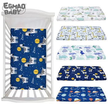 

Baby Crib Sheet Set 100% Microfiber Baby Fitted Sheet Mattress Bedding Sets for Boys & Girls Nowborn Woven Fitted Sheet
