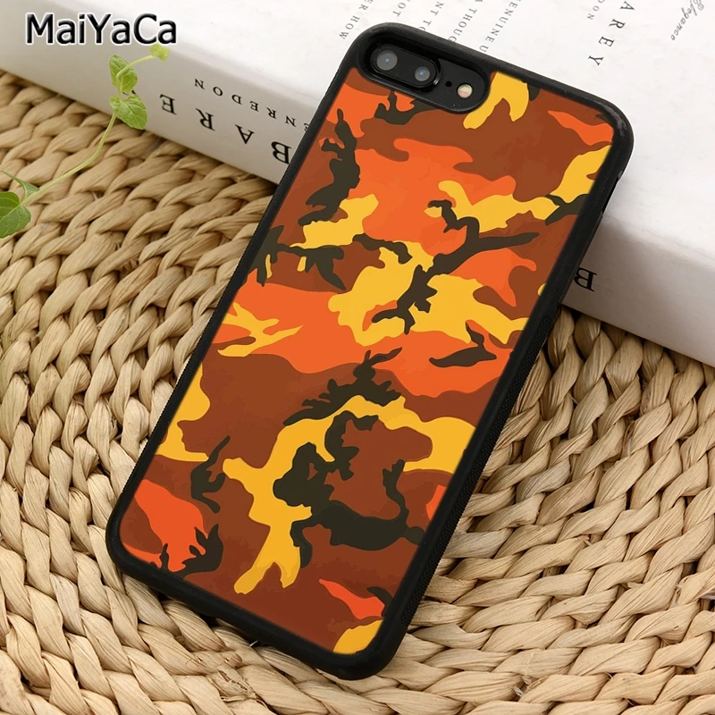 Maiyaca Pink Camo Camouflage Phone Case For Iphone 14 X Xr Xs 11 12 13 Pro Max 5 6 7 8 Plus