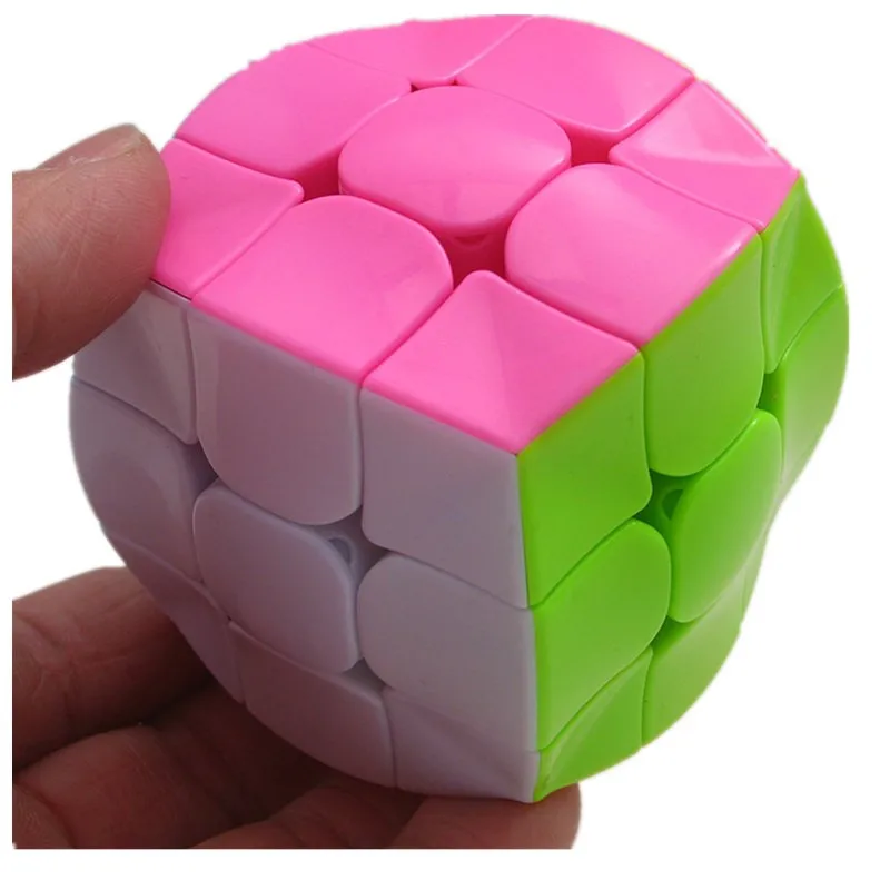 Zcube волна 3x3x3 Профессиональный Многоцветный твист волшебный куб быстрый ультра-Гладкий скоростной Головоломка Куб 3х3 Развивающие детские игрушки подарок
