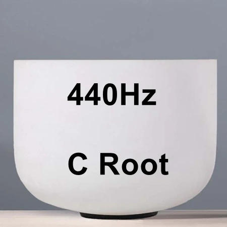 440Hz CVNC 1" C# D# E F# G# A# B любая нота матовая Чакра кварцевый Поющая чаша - Цвет: 440Hz