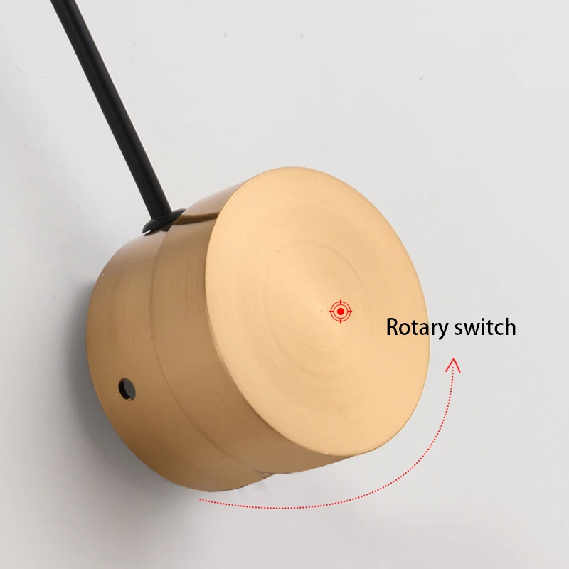 acrilico ouro e preto arandela luz para 05