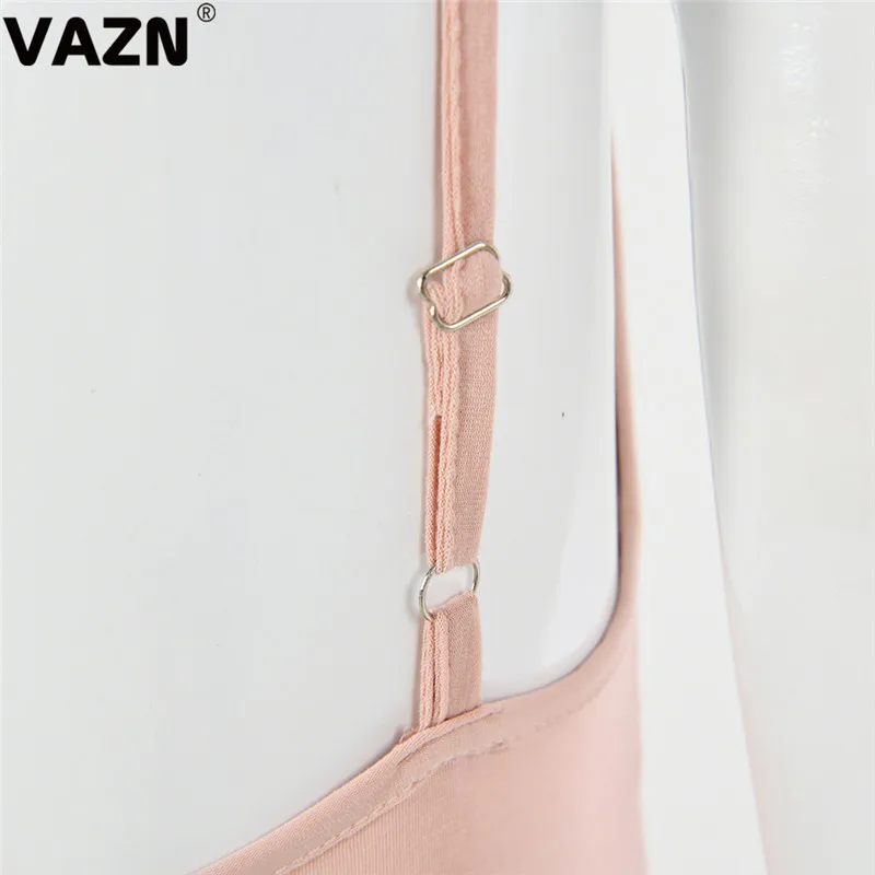 VAZN GFD18358 Новые вечерние женские комбинезоны с v-образным вырезом для офиса и леди, женский комбинезон без рукавов, длинные штаны, комбинезоны, сексуальная ветровка