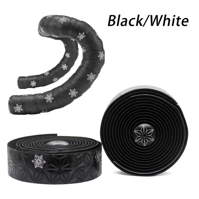 Black white printing Супер липкий Kush супер липкий руль supacaz Руль Лента Bartape ленты ручки для шоссейного велосипеда углеродная велосипедная лента для шоссейного велосипеда - Цвет: Black white printing