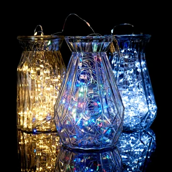 

2M 5M 10M LED String Lights 3*AA Battery Operated Waterproof Fairy LED Christmas Lights For Holiday Party Wedding Decoration