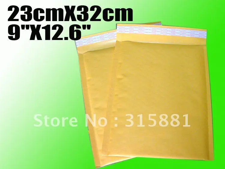

Wholesale 9"X12.6" 23cmX32cm bubble envelope padded envelopes paper envelope bubble mailer bag 50pcs/lot