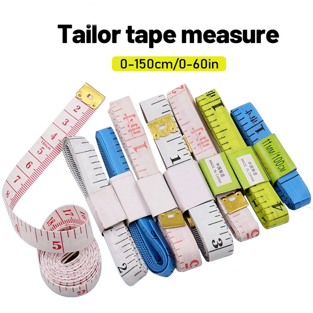 150cm Body Measuring Measure Ruler Dressmaking Body Measuring Tape Ruler  Sewing Tailor Soft Flat Ruler Centimeter Measure Meter - AliExpress