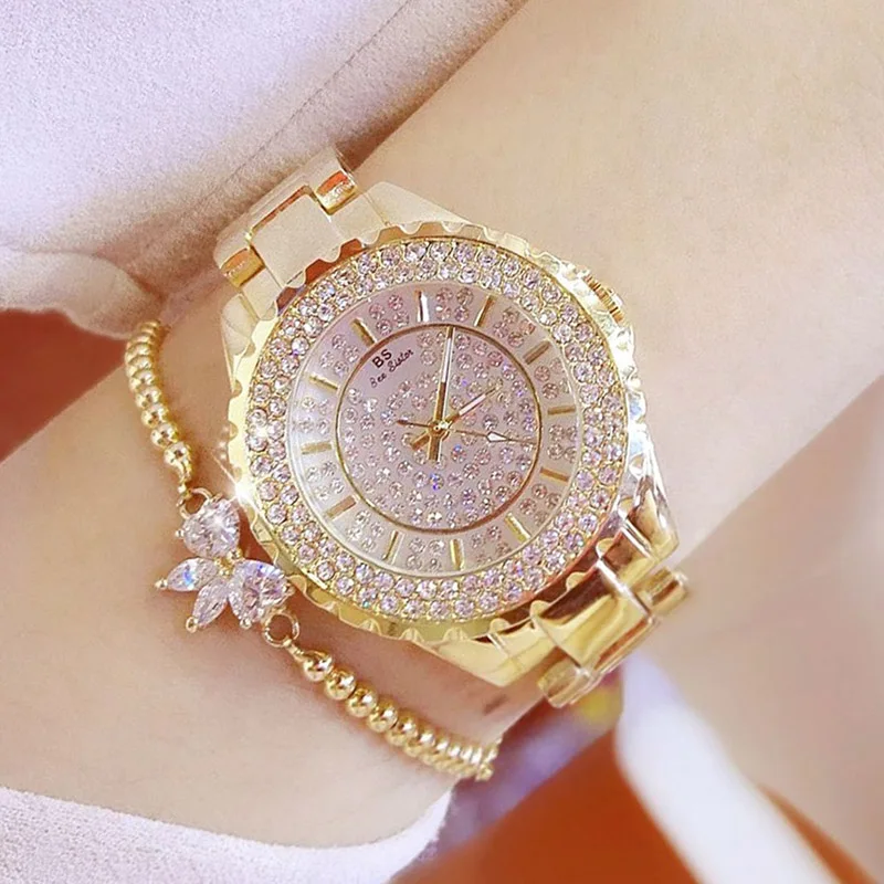 

Exquisite Ladies Quartz Watch Elegant Trendy Ladies Watch For Bracelet Combination Watches For Women Relogios Feminino For Gift