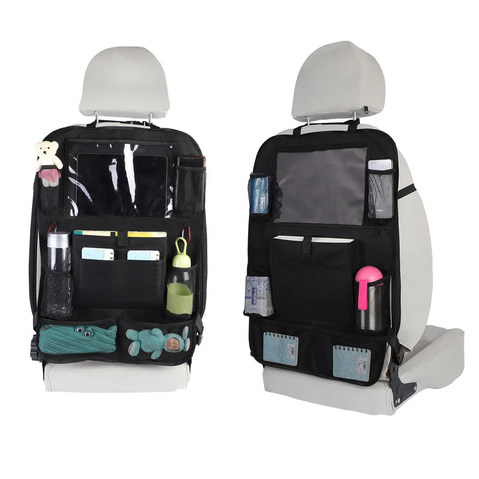 Car Seat Back Organizer With Touch Screen Tablet Holder And - View #13